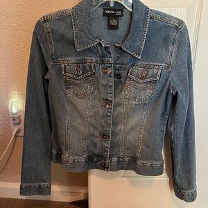 Style & Co MP denim jacket.